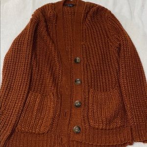 Brown Sweater Cardigan